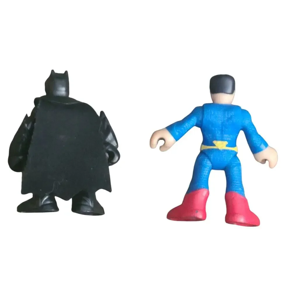 Lot 2 Fisher-Price Imaginext DC Comics Batman Superman Figures 3